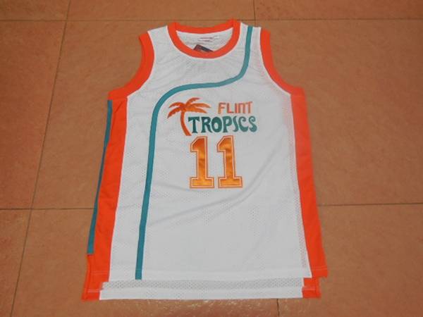 Movie MONIX #11 White Basketball Jersey (Stitched)