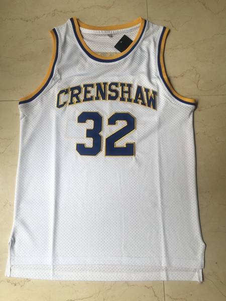 Movie WRIGHT #32 White Basketball Jersey (Stitched)