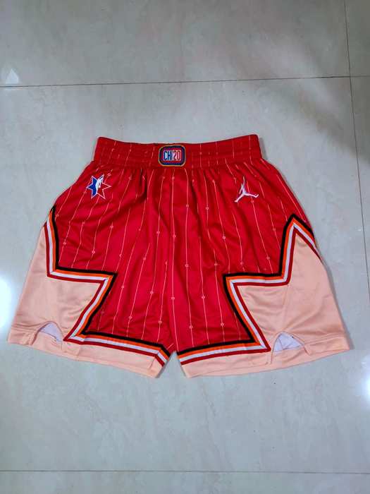 2020 ALL-STAR Red Basketball Shorts