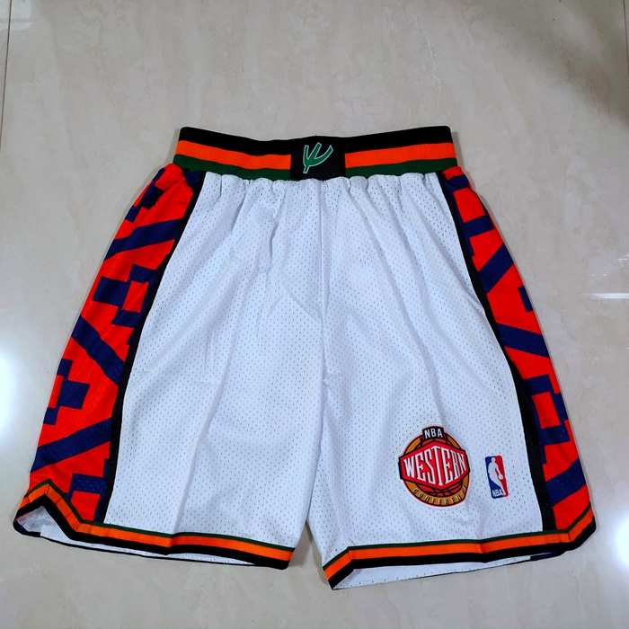 1995 ALL-STAR White Basketball Shorts
