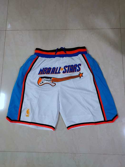 1997 ALL-STAR Just Don White Basketball Shorts