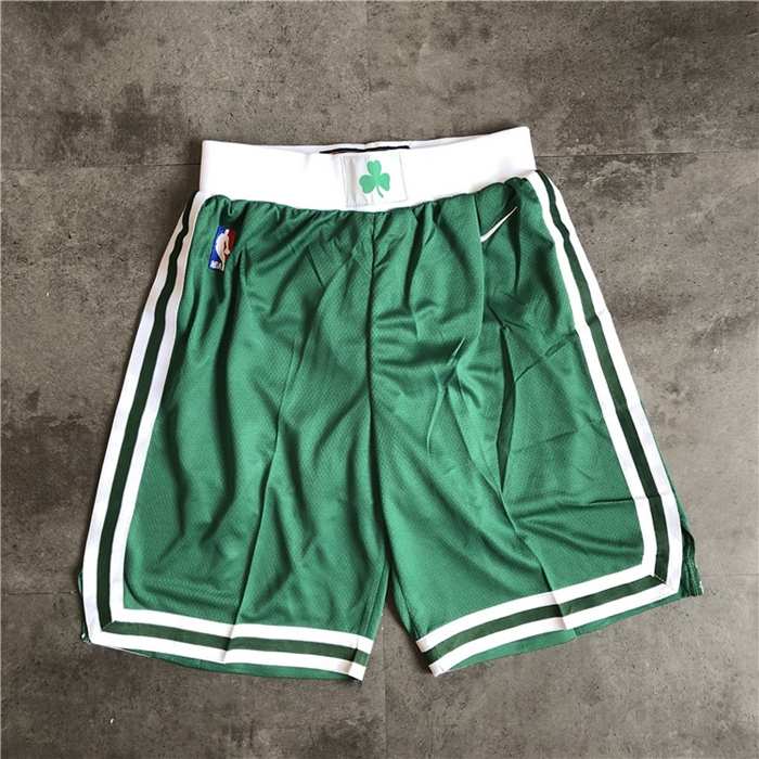 Boston Celtics Green Basketball Shorts 02