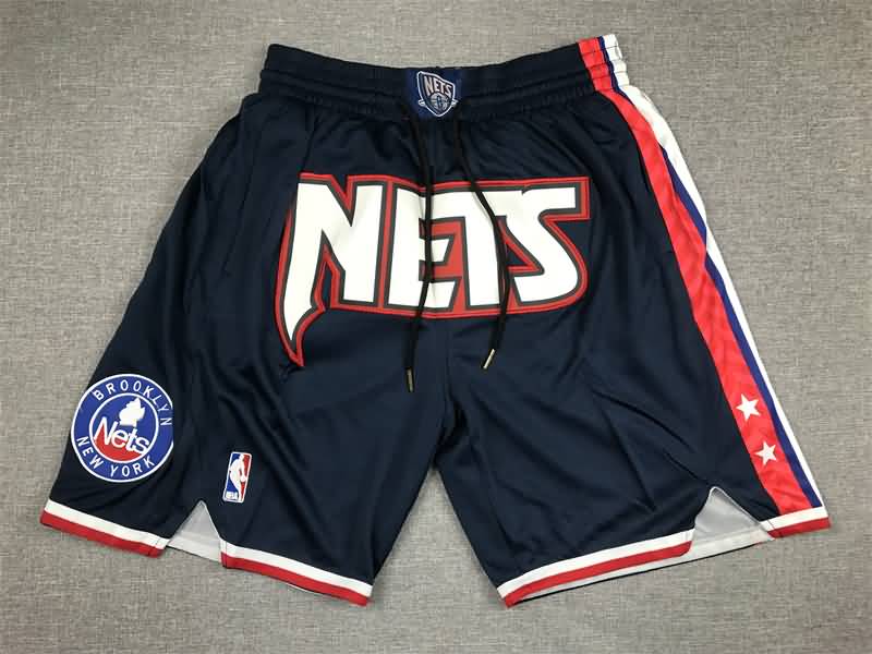 Brooklyn Nets Just Don Dark Blue Basketball Shorts