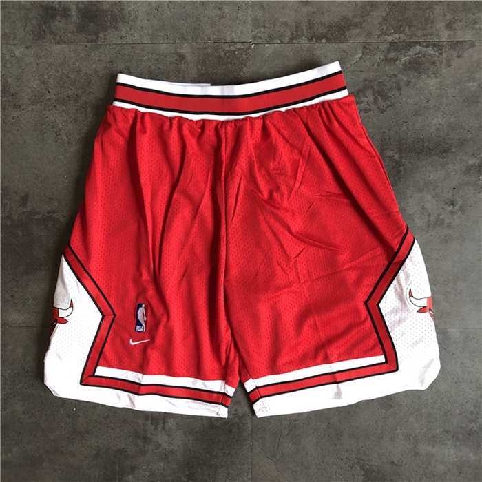 Chicago Bulls Red Classics Basketball Shorts