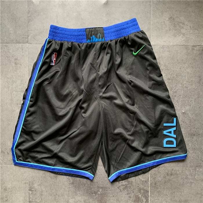 Dallas Mavericks Black City Basketball Shorts