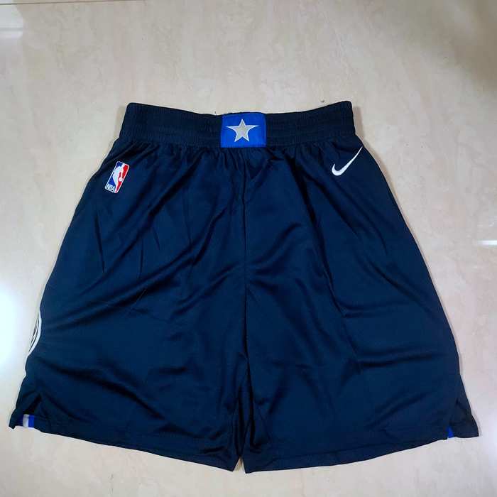 Dallas Mavericks Dark Blue Basketball Shorts 02