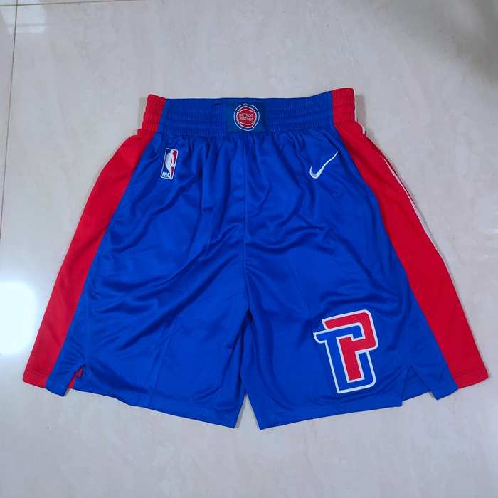 Detroit Pistons Blue Basketball Shorts