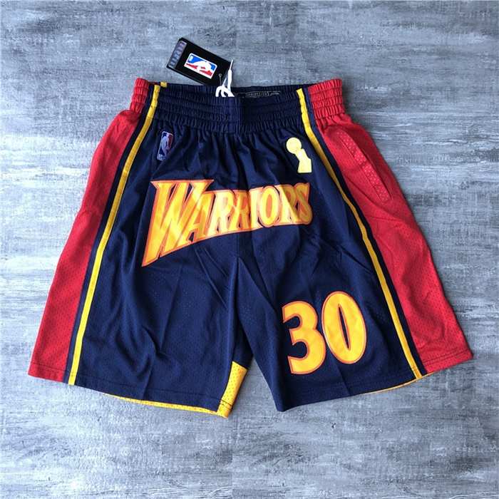 Golden State Warriors Just Don Dark Blue Basketball Shorts