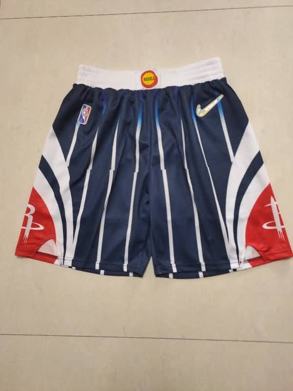 Houston Rockets Dark Blue Basketball Shorts