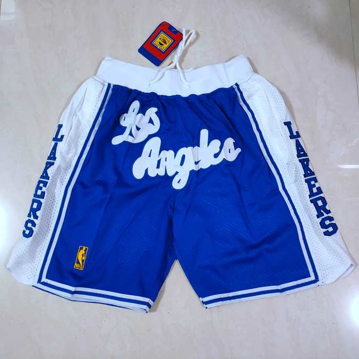 Los Angeles Lakers Just Don Blue Basketball Shorts