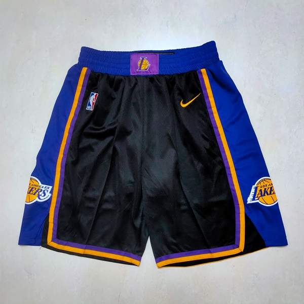 Los Angeles Lakers Black Basketball Shorts