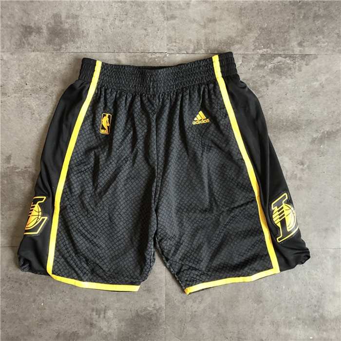 Los Angeles Lakers Black Classics Basketball Shorts