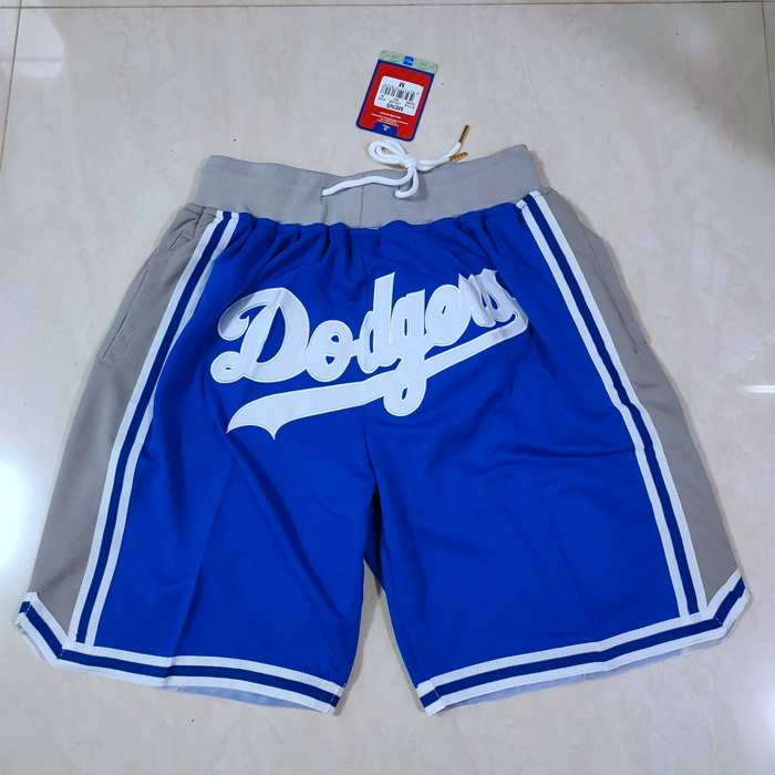 Los Angeles Dodgers Just Don Blue MLB Shorts 03