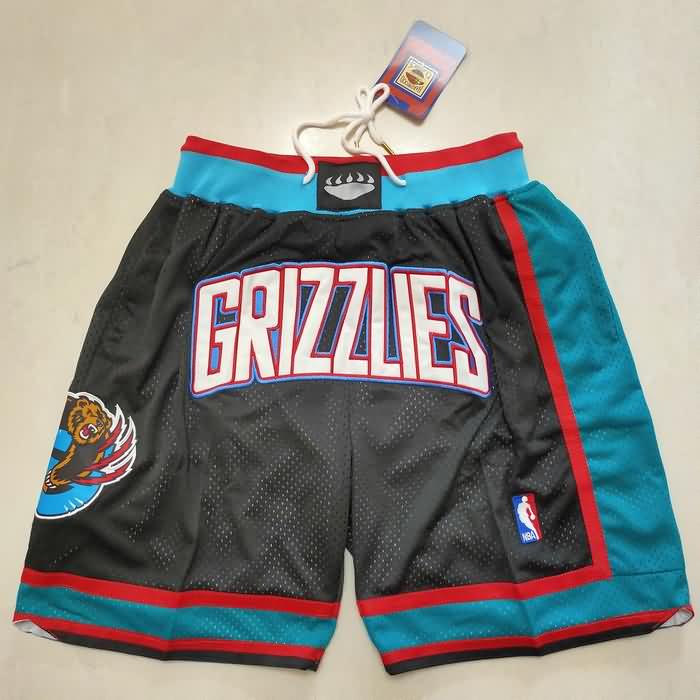 Memphis Grizzlies Just Don Black Basketball Shorts