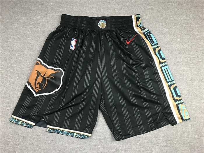 Memphis Grizzlies Black City Basketball Shorts