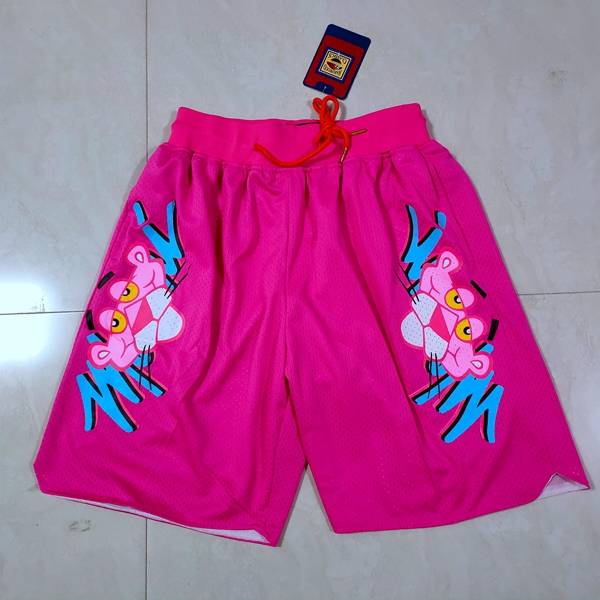 Miami Heat Just Don Pink Basketball Shorts 02