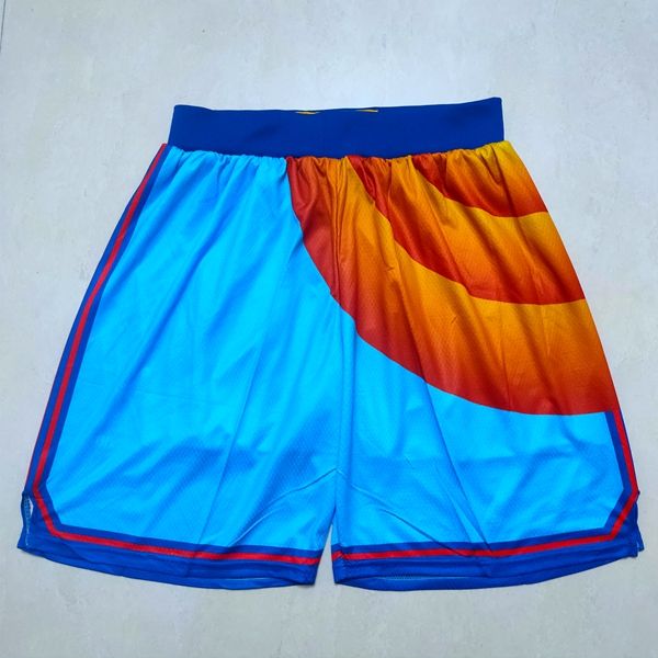 Movie Space Jam Blue Basketball Shorts