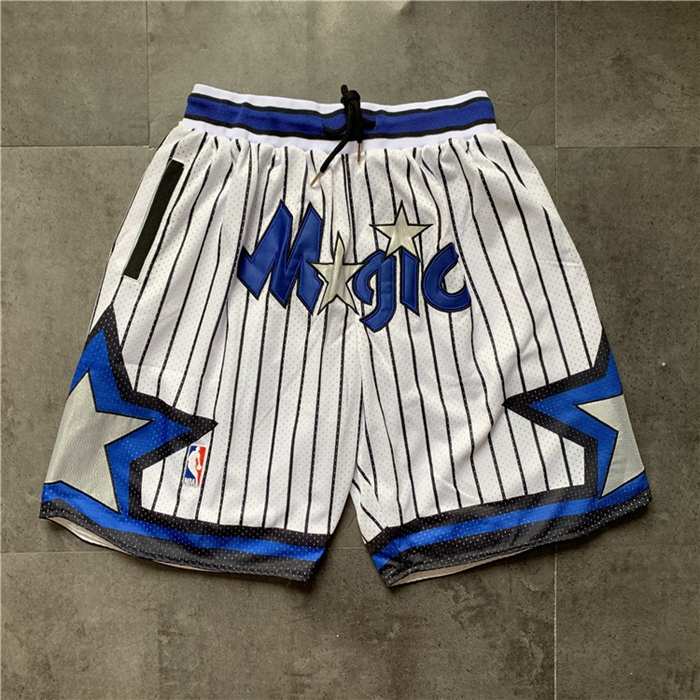 Orlando Magic Just Don White Basketball Shorts