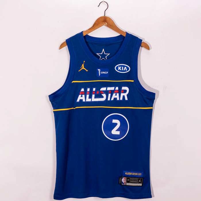 2021 All Star LEONARD #2 Blue Basketball Jersey (Stitched)