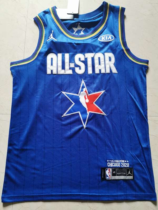 2020 All Star SIAKAM #43 Blue Basketball Jersey (Stitched)