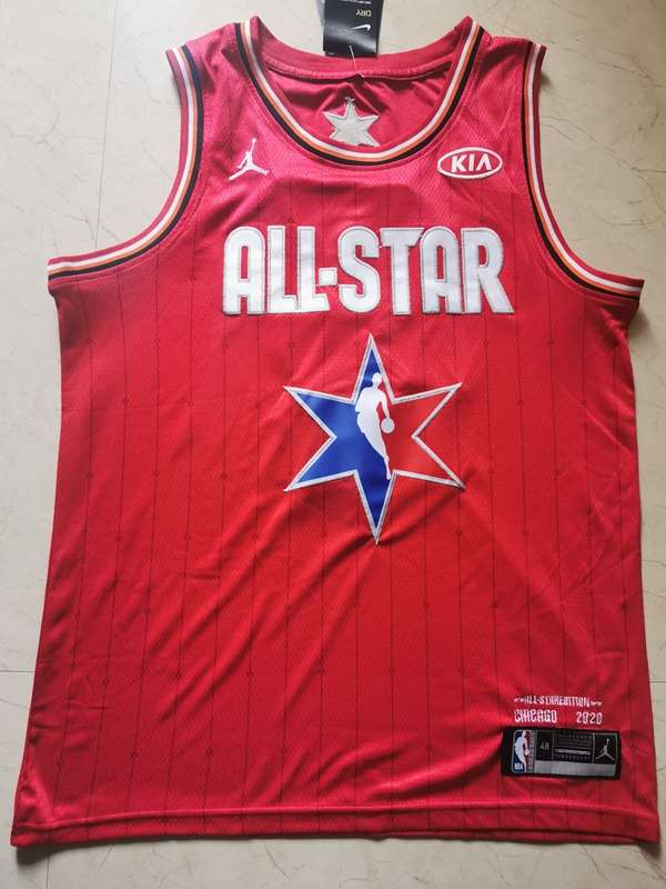 2020 All Star HARDEN #13 Red Basketball Jersey (Stitched)