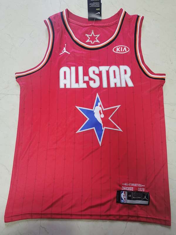 2020 All Star DAVIS #3 Red Basketball Jersey (Stitched)