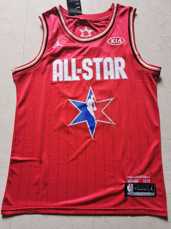 2020 All Star SIAKAM #43 Red Basketball Jersey (Stitched)