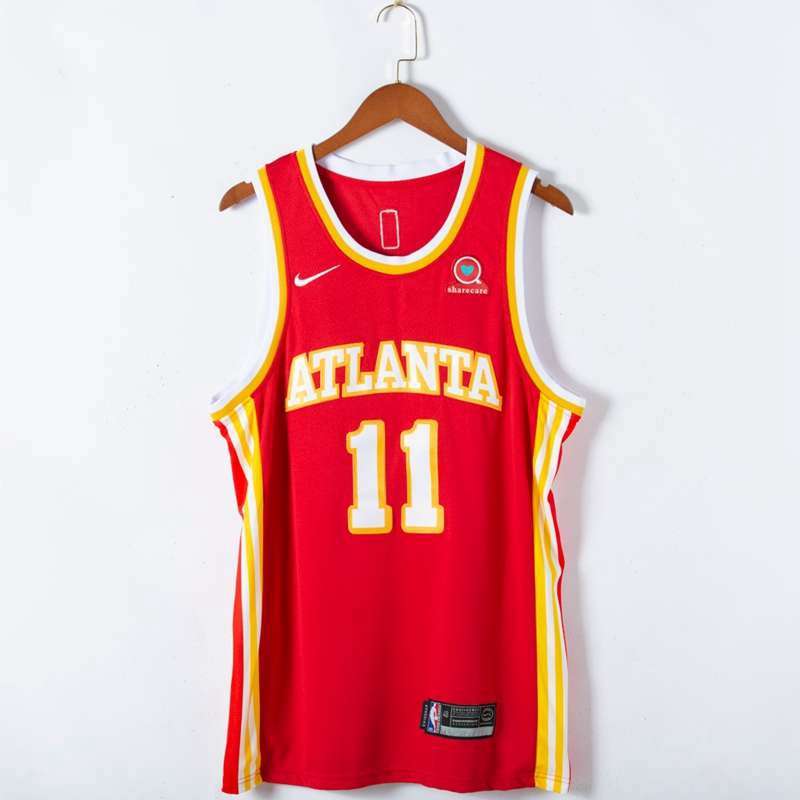 Atlanta Hawks 20/21 YOUNG #11 Red Basketball Jersey (Stitched)