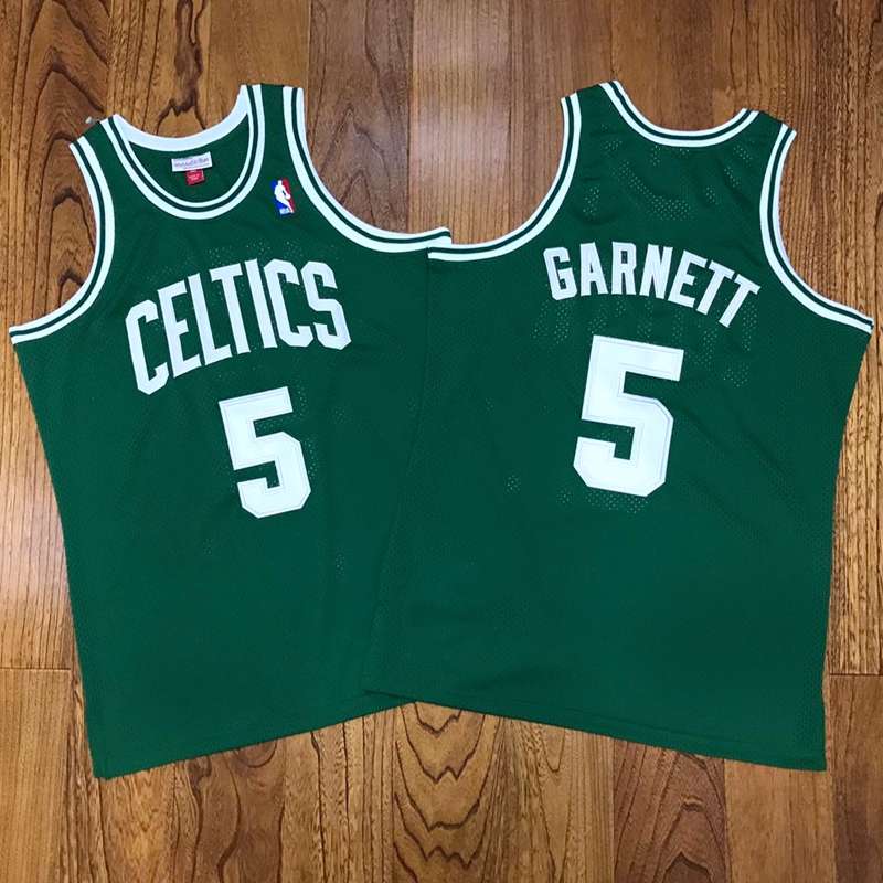 Boston Celtics 2007/08 GARNETT #5 Green Classics Basketball Jersey (Closely Stitched)