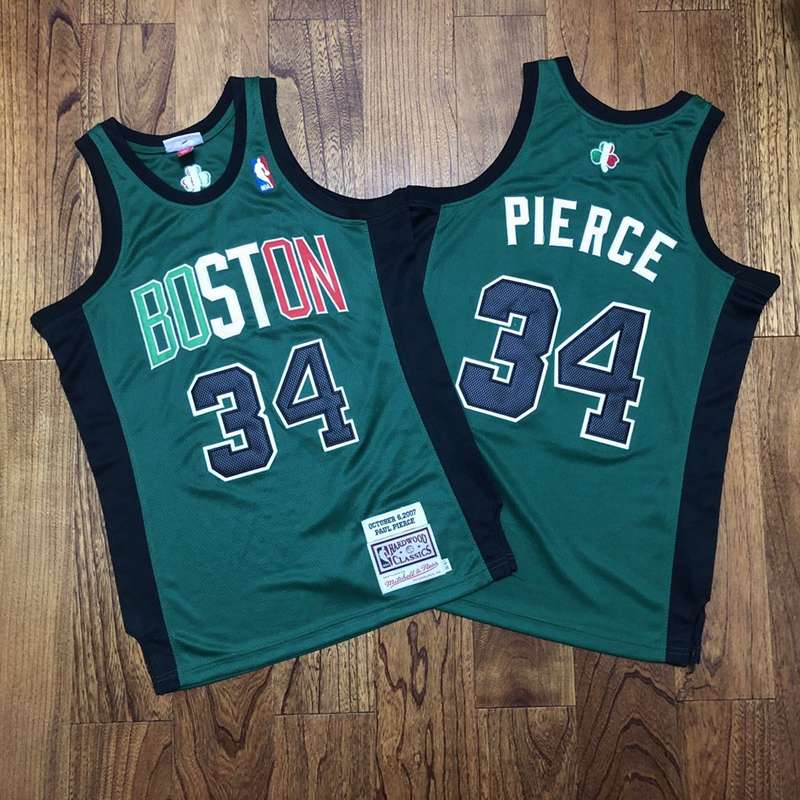Boston Celtics 2007 PIERCE #34 Green Classics Basketball Jersey (Closely Stitched)