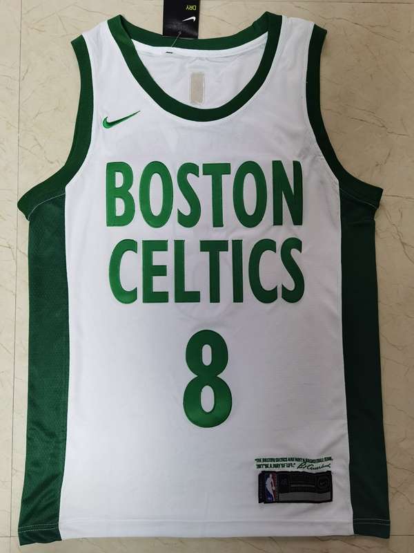 Boston Celtics 20/21 WALKER #8 White City Basketball Jersey (Stitched)