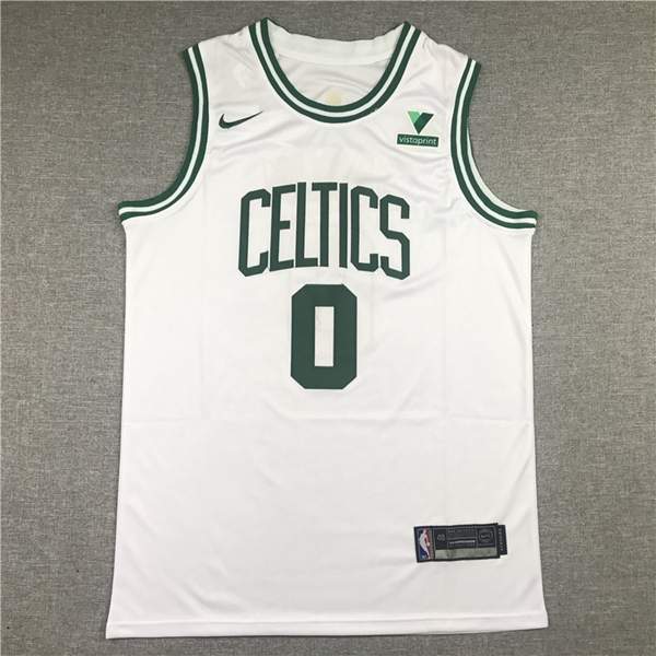 20/21 Boston Celtics TATUM #0 White Basketball Jersey (Stitched)