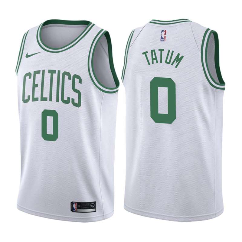 Boston Celtics 2020 TATUM #0 White Basketball Jersey (Stitched)