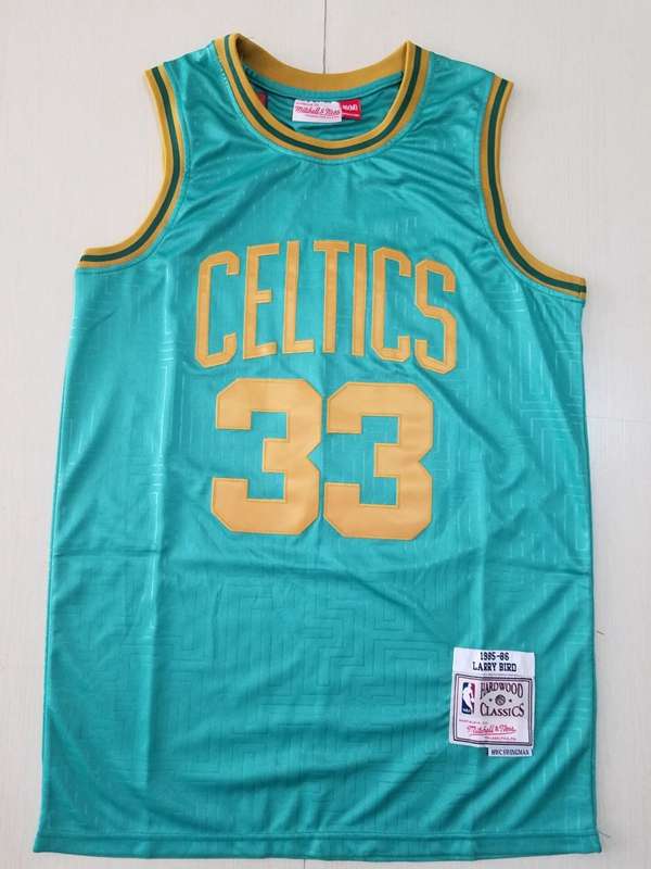 Boston Celtics 95/96 BIRD #33 Green Classics Basketball Jersey (Stitched)