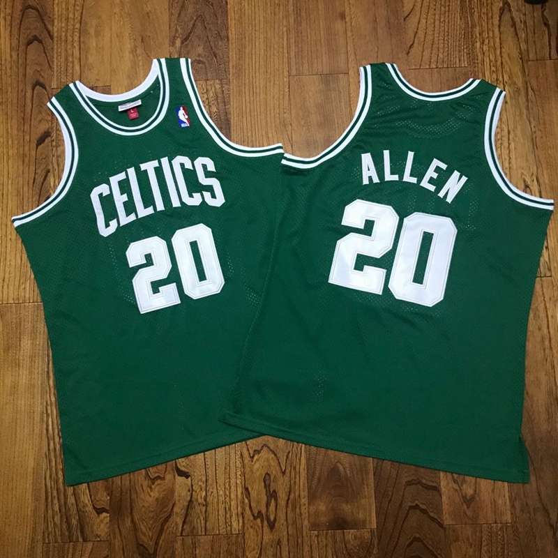 Boston Celtics 96/97 ALLEN #20 Green Classics Basketball Jersey (Closely Stitched)