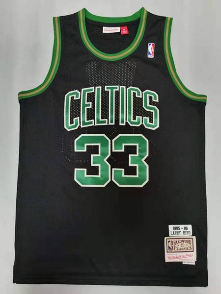 Boston Celtics 1985/86 BIRD #33 Black Classics Basketball Jersey (Stitched)