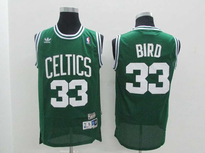 Boston Celtics BIRD #33 Green Classics Basketball Jersey (Stitched) 02