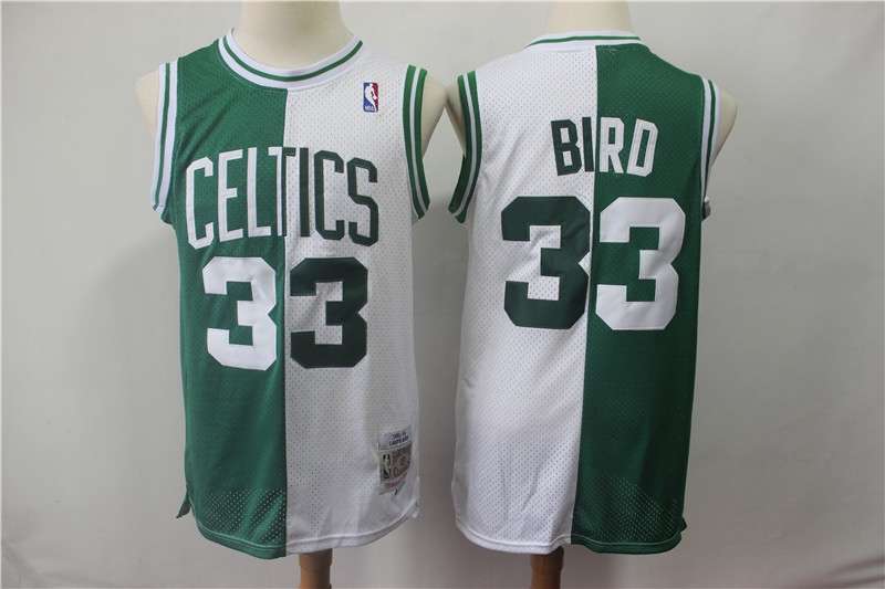 Boston Celtics BIRD #33 Green White Classics Basketball Jersey (Stitched)
