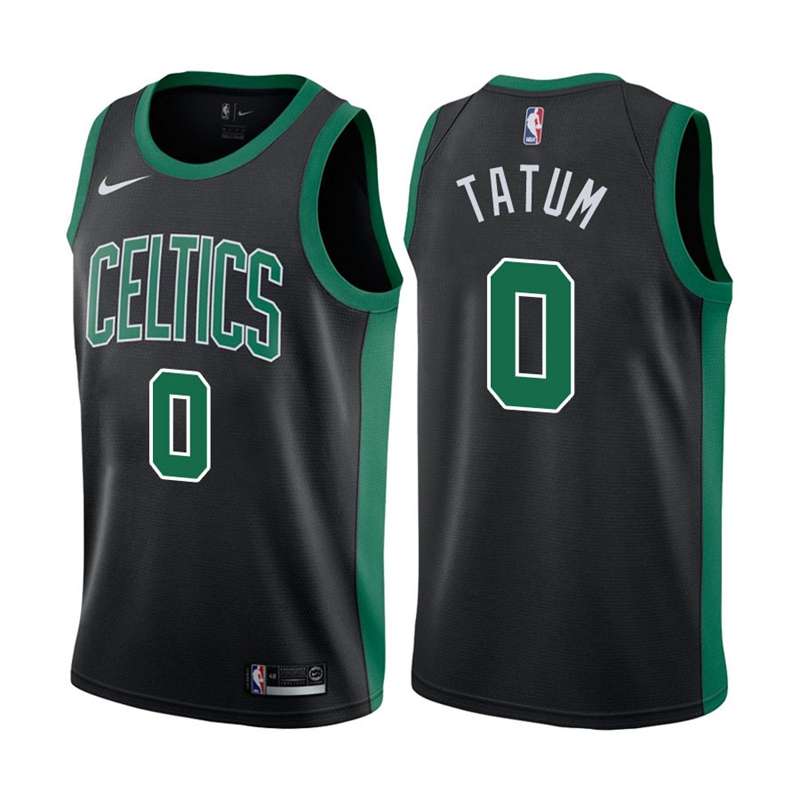 Boston Celtics TATUM #0 Black Basketball Jersey (Stitched)