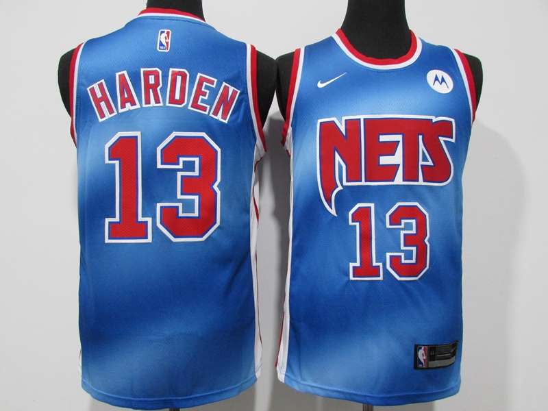 Brooklyn Nets 20/21 HARDEN #13 Blue Basketball Jersey (Stitched)
