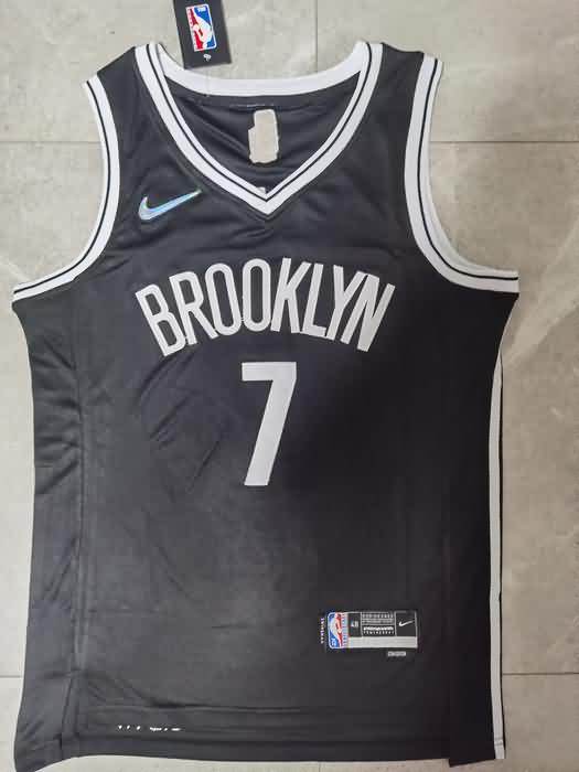 Brooklyn Nets 21/22 DURANT #7 Black Basketball Jersey (Stitched)