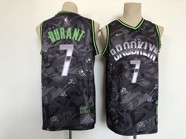 Brooklyn Nets DURANT #7 Black MVP Basketball Jersey (Stitched)