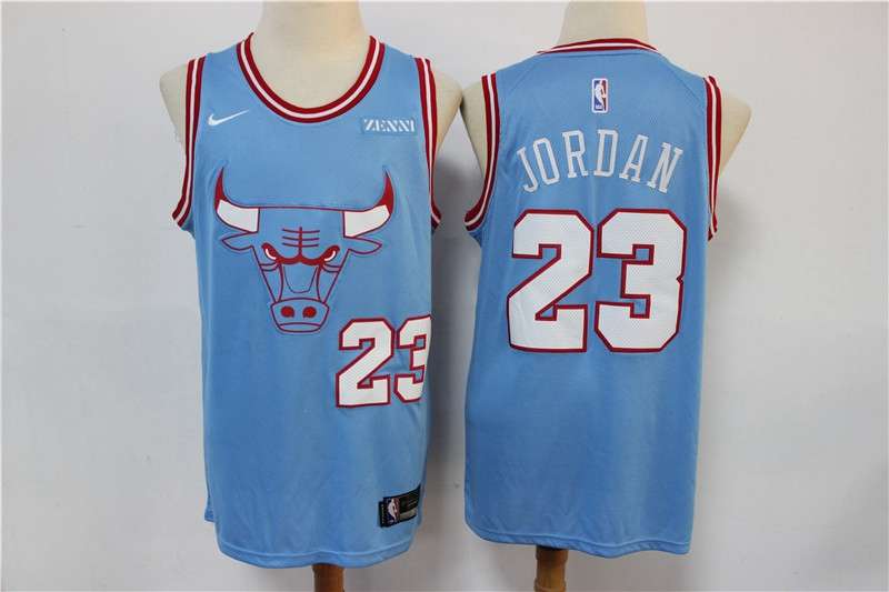 Chicago Bulls 2020 JORDAN #23 Blue City Basketball Jersey (Stitched)
