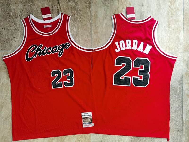 Chicago Bulls 84/85 JORDAN #23 Red Classics Basketball Jersey (Closely Stitched)