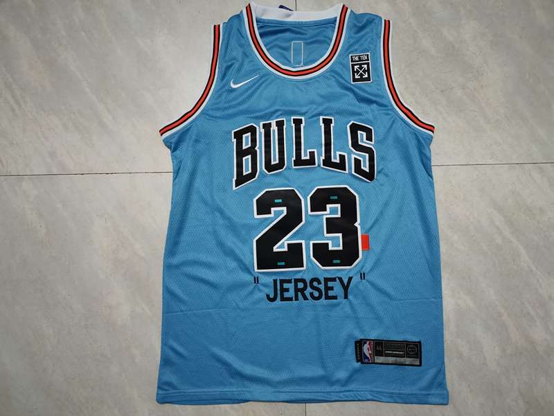 Chicago Bulls 1985 JORDAN #23 Blue Classics Basketball Jersey (Stitched)