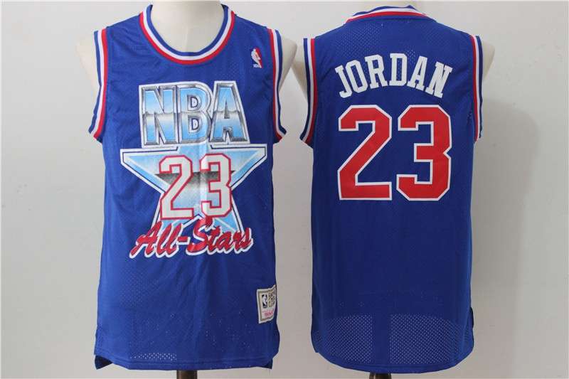 Chicago Bulls 1993 JORDAN #23 Blue ALL-STAR Classics Basketball Jersey (Stitched)