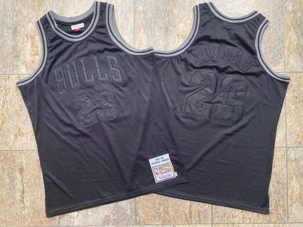 1997/98 Chicago Bulls JORDAN #23 Black Classics Basketball Jersey 04 (Closely Stitched)