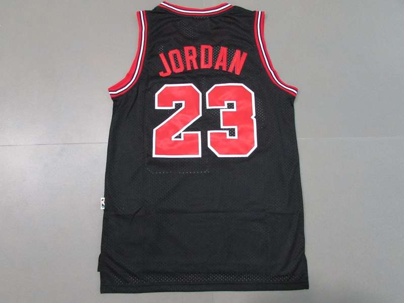 Chicago Bulls 97/98 JORDAN #23 Black Classics Basketball Jersey (Stitched) 02