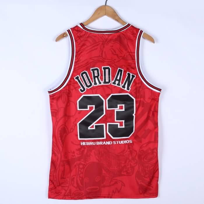 Chicago Bulls 1995/96 JORDAN #23 Red Finals Classics Basketball Jersey (Stitched)