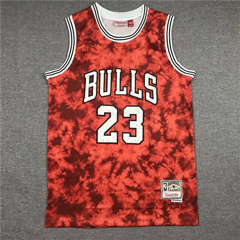 Chicago Bulls JORDAN #23 Red Classics Basketball Jersey (Stitched) 06